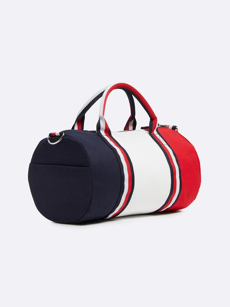 Blue / White / Red Tommy Hilfiger Patriot Duffle Bags | NZ_B2270