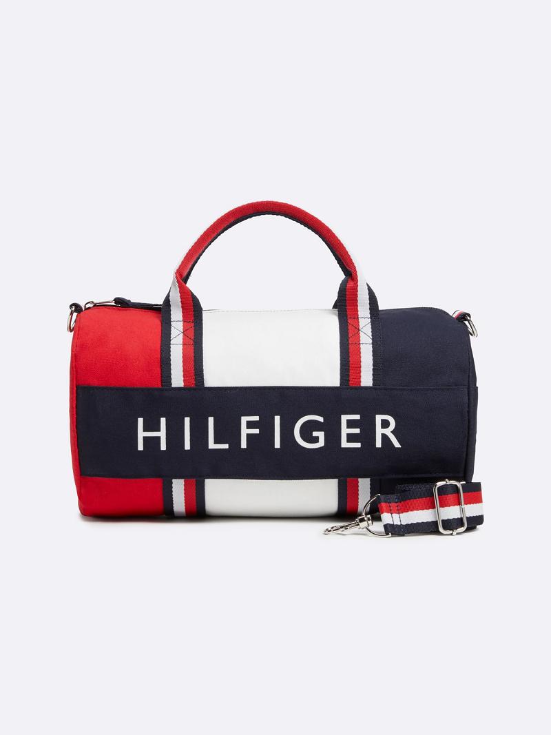 Blue / White / Red Tommy Hilfiger Patriot Duffle Bags | NZ_B2270