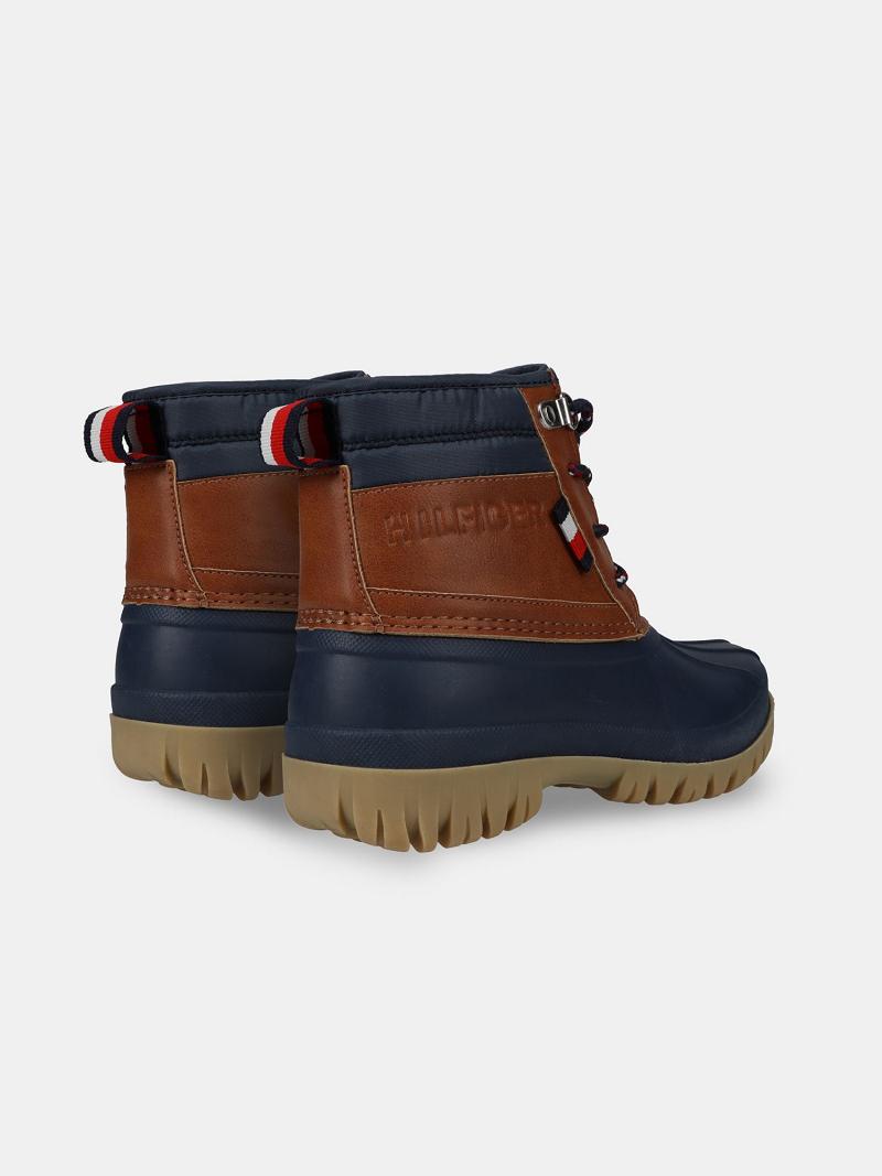 Brown / Navy Tommy Hilfiger Big Duck Boot Sneakers | NZ_B2235