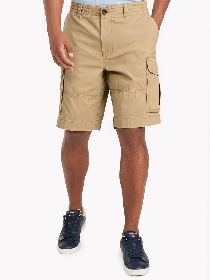 Brown Tommy Hilfiger Essential cargo Shorts | NZ_M31203