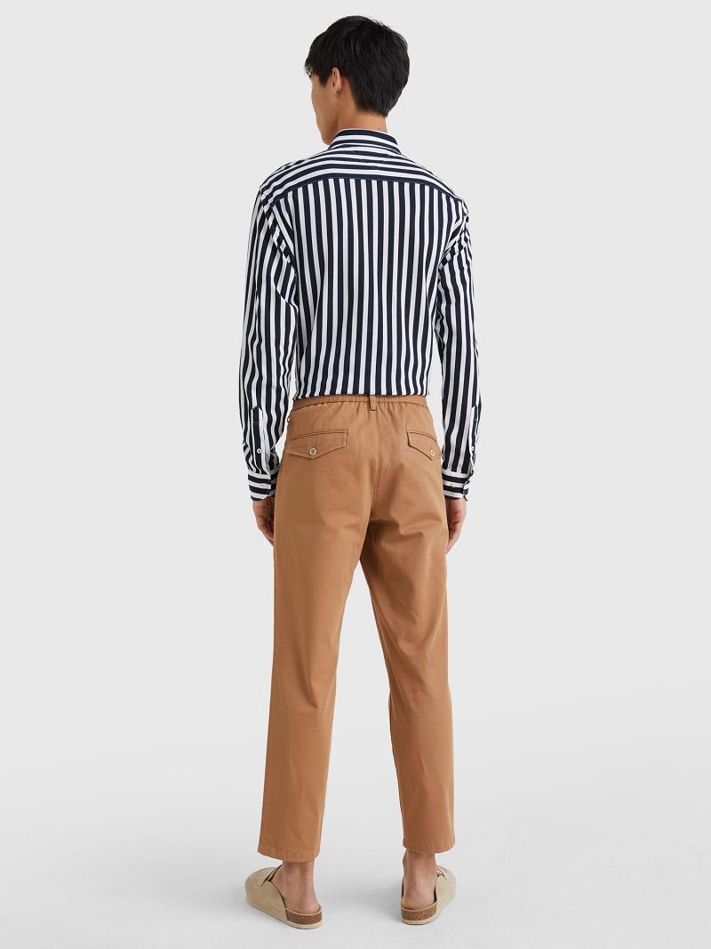 Brown Tommy Hilfiger Relaxed fit utility Pants | NZ_M31337