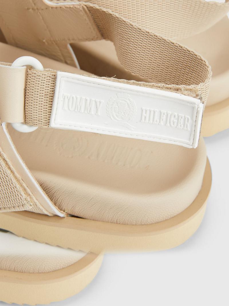 Brown Tommy Hilfiger Travel Slides | NZ_M31646