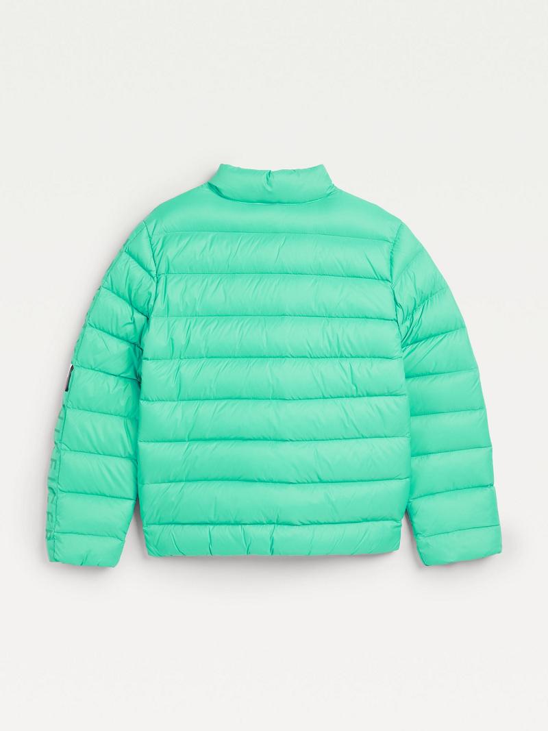 Green Tommy Hilfiger Light Down Jackets | NZ_G1116