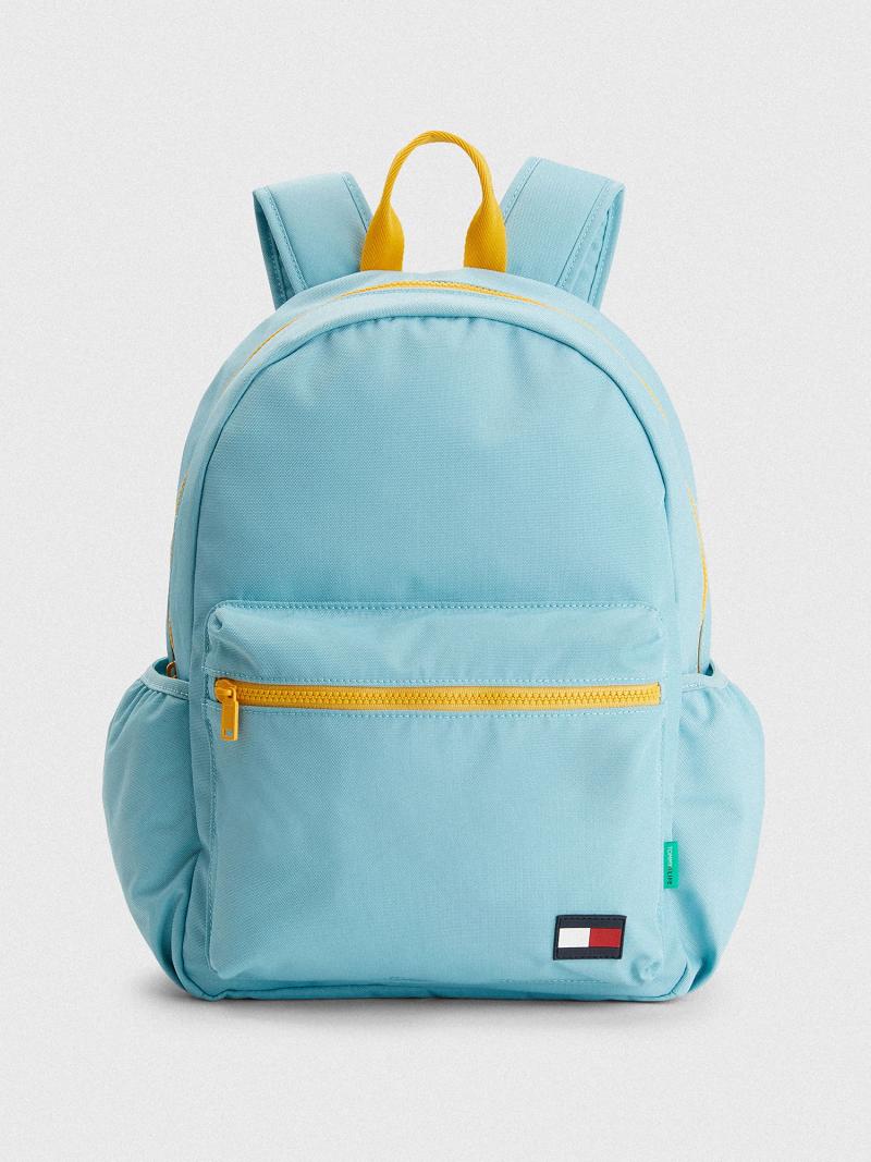 Green Tommy Hilfiger Recycled Backpack Bags | NZ_B2271