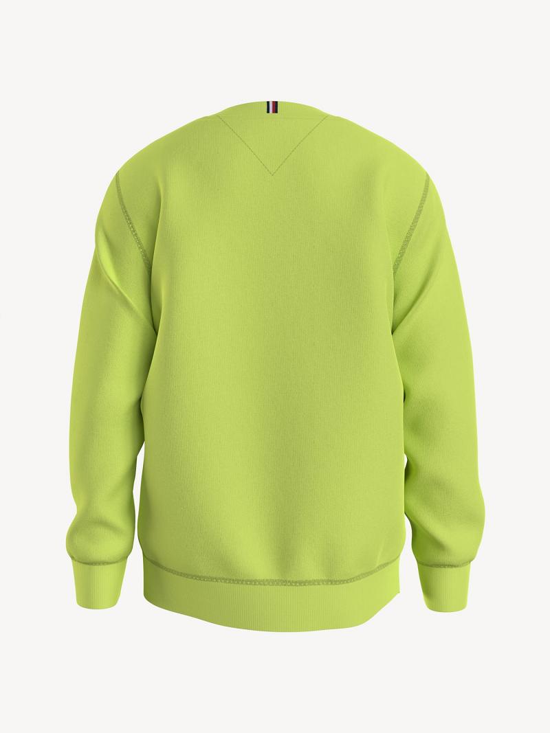 Green Tommy Hilfiger Tommy Sweatshirts | NZ_B2139