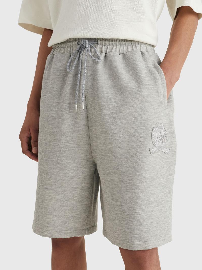 Grey Tommy Hilfiger Classic sweatshort Shorts | NZ_M31194