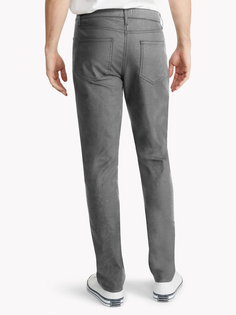 Grey Tommy Hilfiger Essential Solid Pants | NZ_M31319