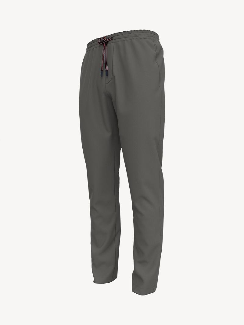 Grey Tommy Hilfiger Essential drawstring chino Jogger | NZ_M31346