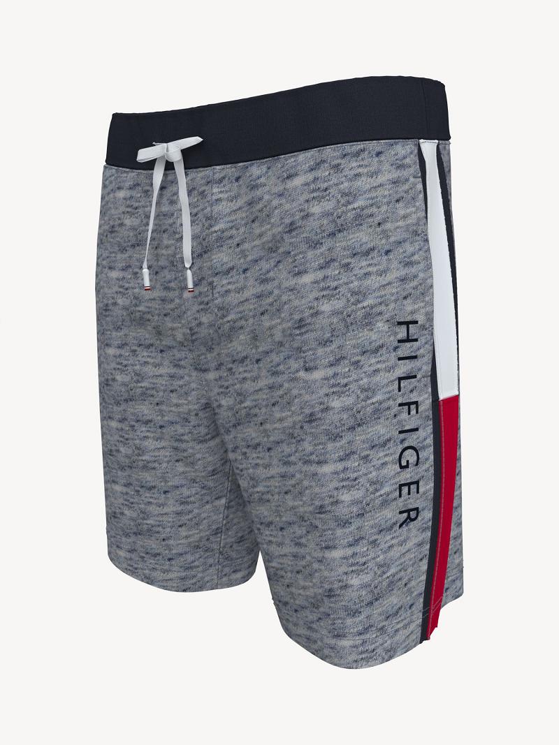 Grey Tommy Hilfiger Essential hilfiger sweatshort Shorts | NZ_M31204