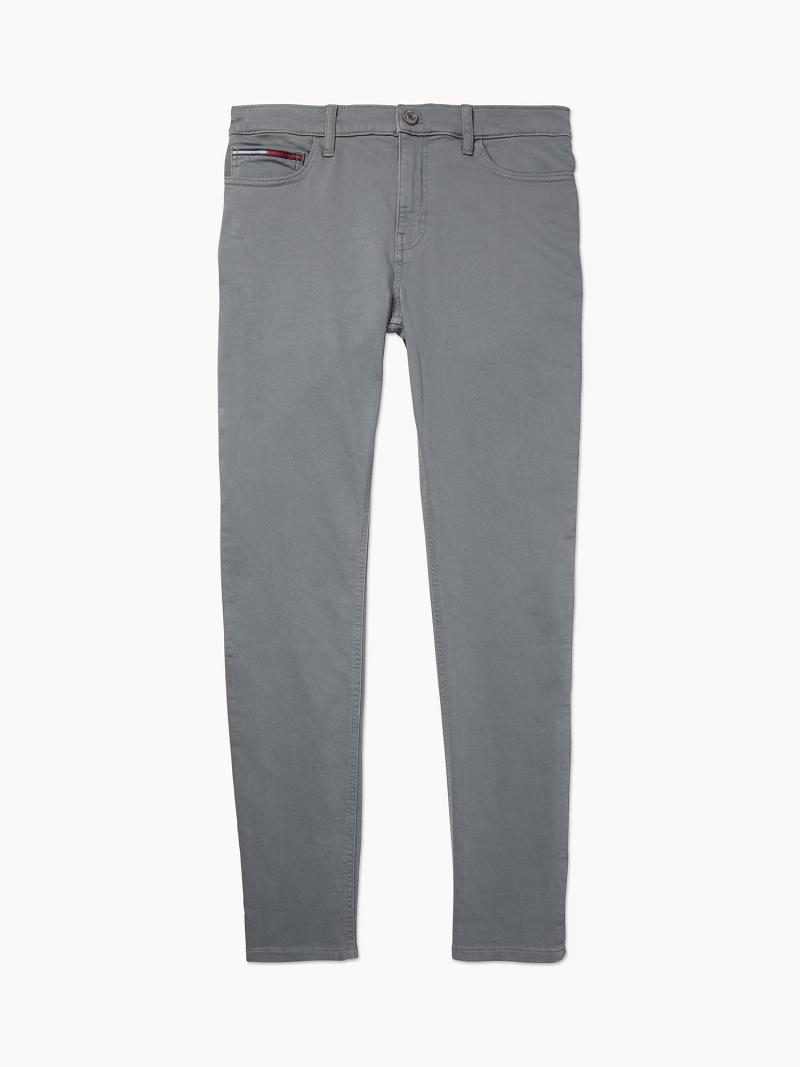 Grey Tommy Hilfiger Essential organic cotton slim fit wash Jeans | NZ_M31366