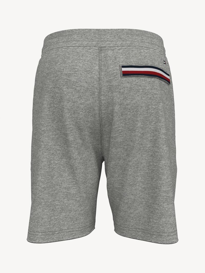 Grey Tommy Hilfiger Essential solid sweatshort Shorts | NZ_M31208