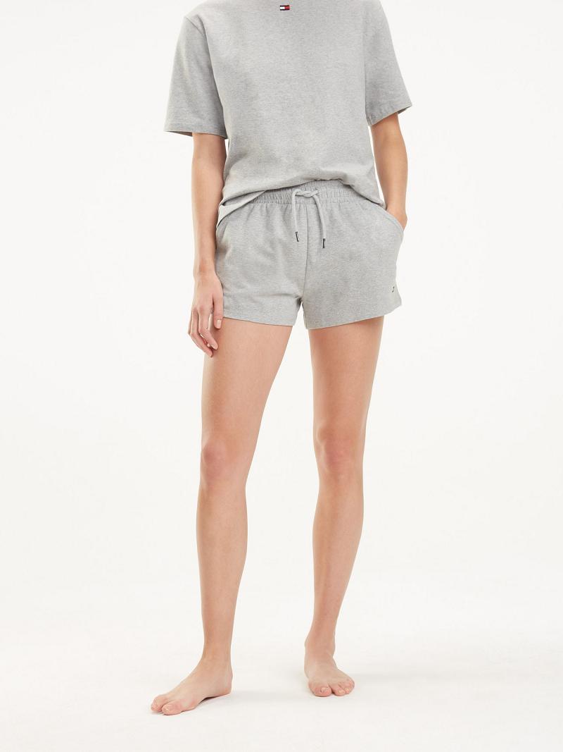 Grey Tommy Hilfiger Lounge Shorts | NZ_W21310