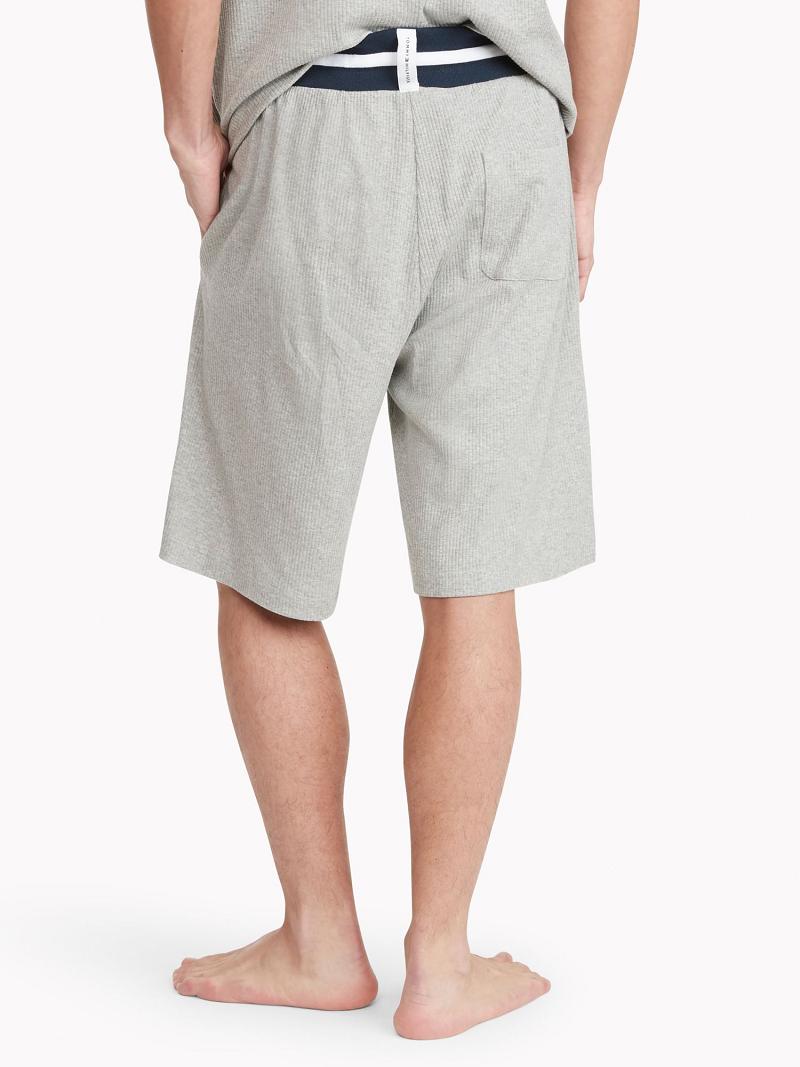 Grey Tommy Hilfiger Lounge sleep Shorts | NZ_M31215