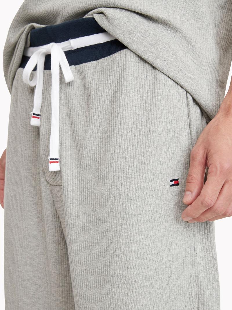 Grey Tommy Hilfiger Lounge sleep Shorts | NZ_M31215