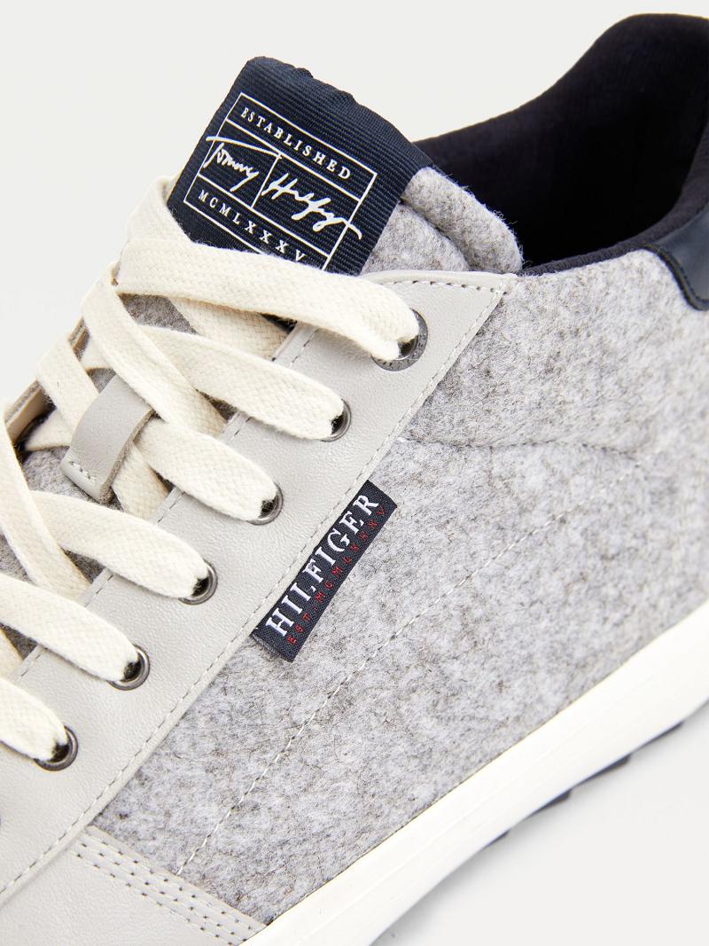 Grey Tommy Hilfiger Recycled chukka hybrid Sneakers | NZ_M31627