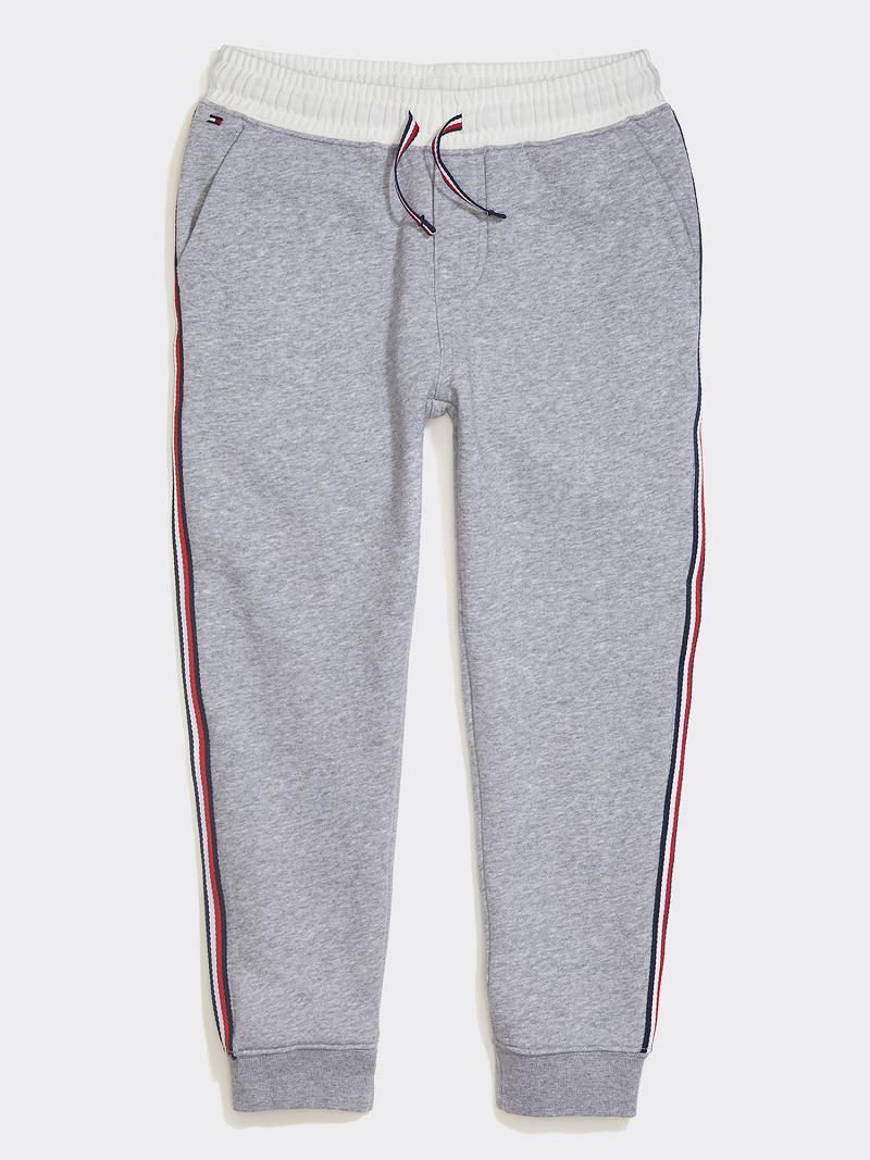 Grey Tommy Hilfiger Solid Jogger | NZ_B2058