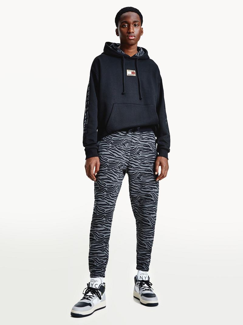 Grey Tommy Hilfiger Year of the Tiger Print Jogger | NZ_W21218