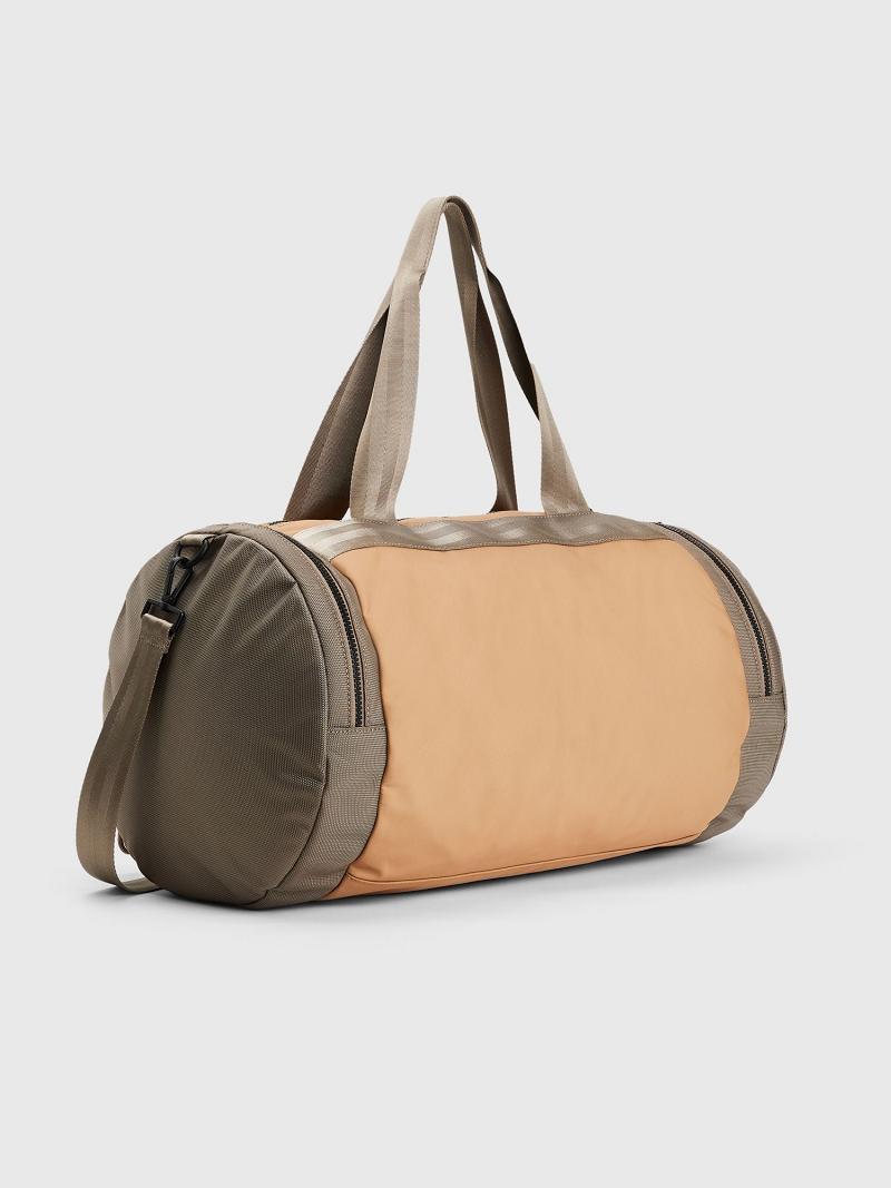 Khaki / Beige Tommy Hilfiger Utility Duffle Bags | NZ_M31713