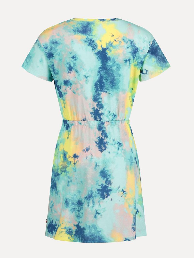 Mint Tommy Hilfiger Little Tie-Dye T-Shirt Dresses | NZ_G1073