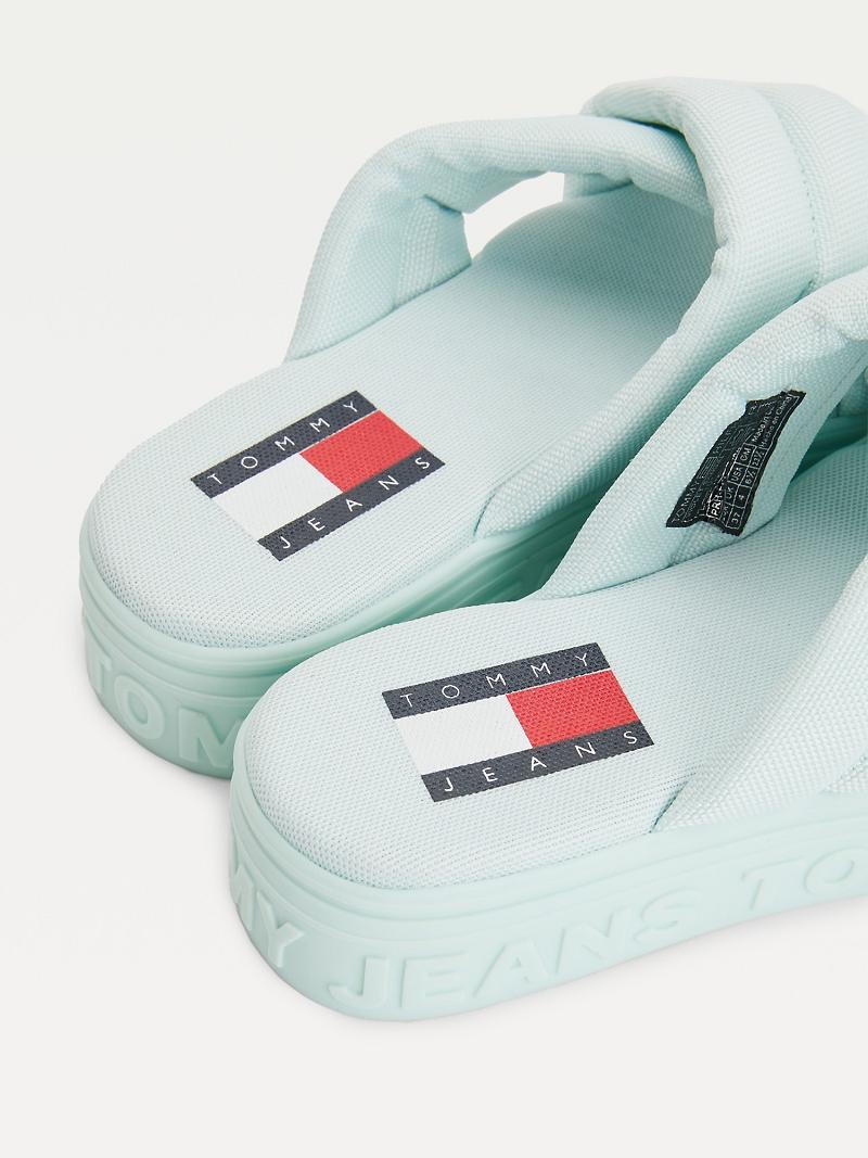 Mint Tommy Hilfiger Platform Slides | NZ_W21620