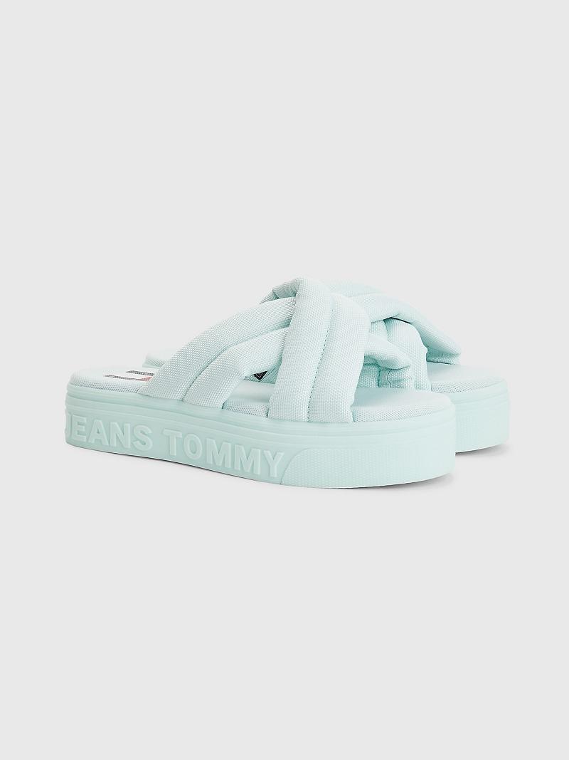 Mint Tommy Hilfiger Platform Slides | NZ_W21620