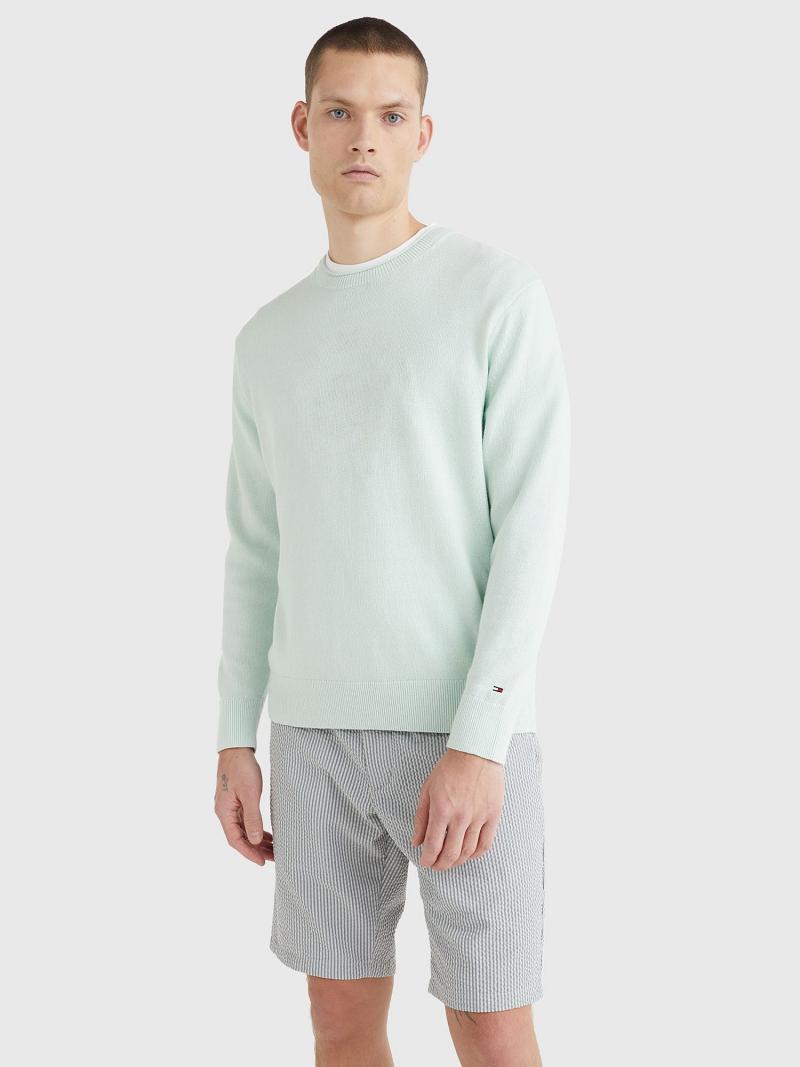 Mint Tommy Hilfiger Solid rolled linen Sweaters | NZ_M31174