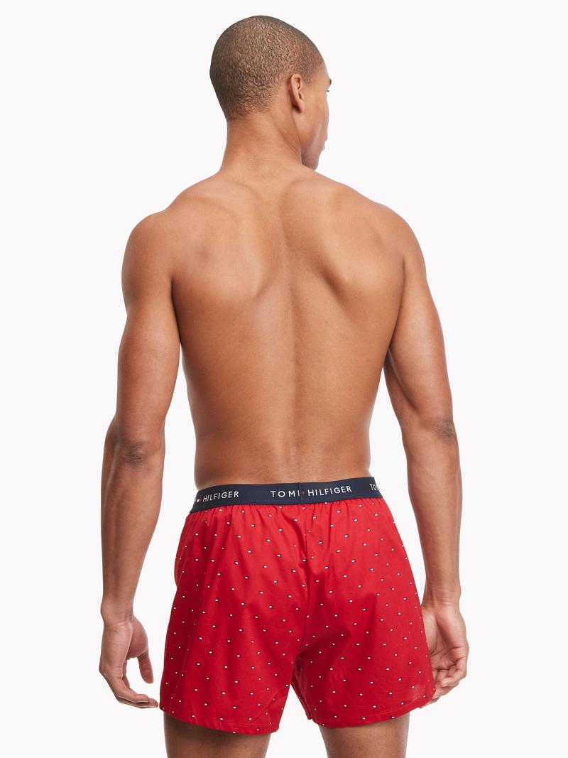 Navy / Blue / Red Tommy Hilfiger Cotton classics boxer 3pk Boxers | NZ_M31557