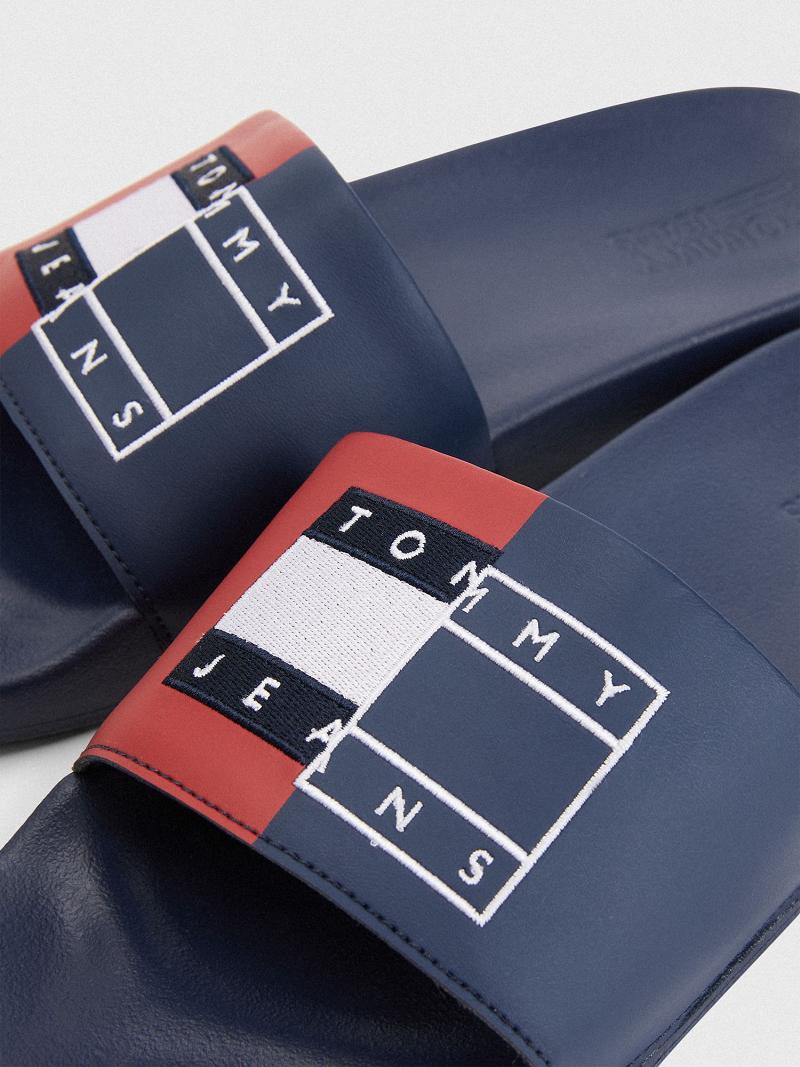 Navy / Red Tommy Hilfiger Tommys Sandals | NZ_M31652