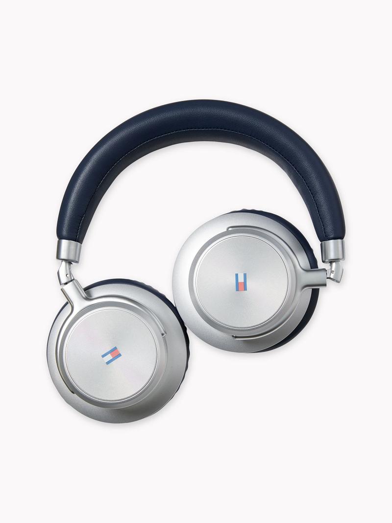 Navy / Silver Tommy Hilfiger Classic Flag Headphones Technology | NZ_M31778