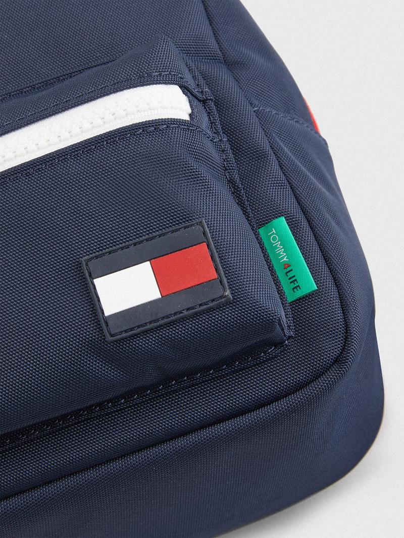 Navy Tommy Hilfiger Backpack Lunchbox Bags | NZ_B2265