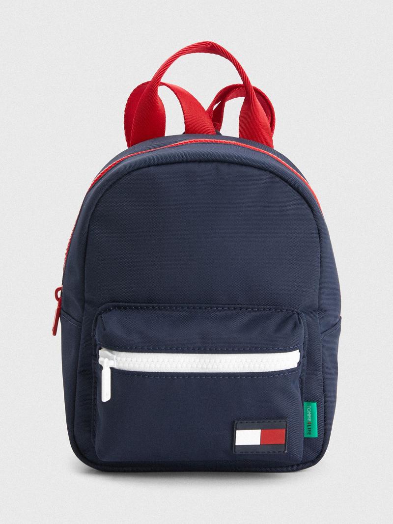 Navy Tommy Hilfiger Backpack Lunchbox Bags | NZ_B2265