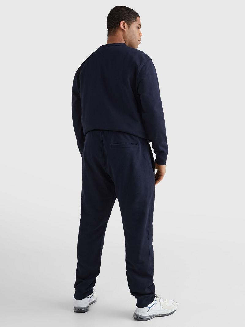 Navy Tommy Hilfiger Big and tall wavy flag Sweatpants | NZ_M31141