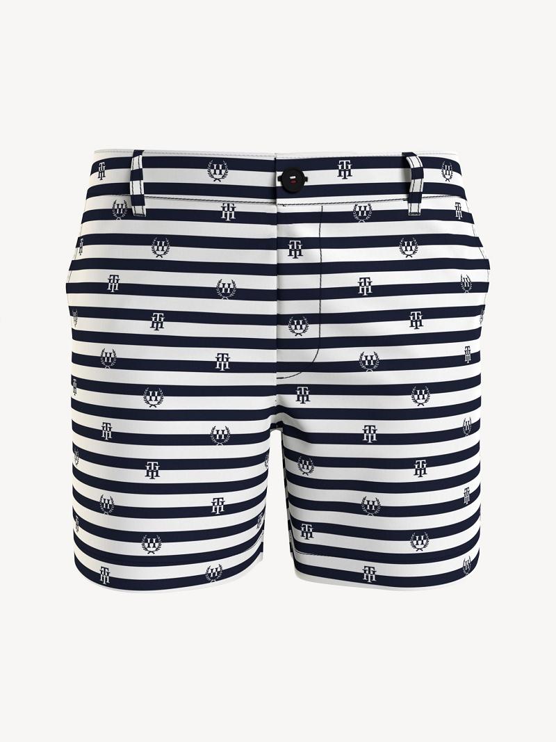 Navy Tommy Hilfiger Crest Stripe 5\