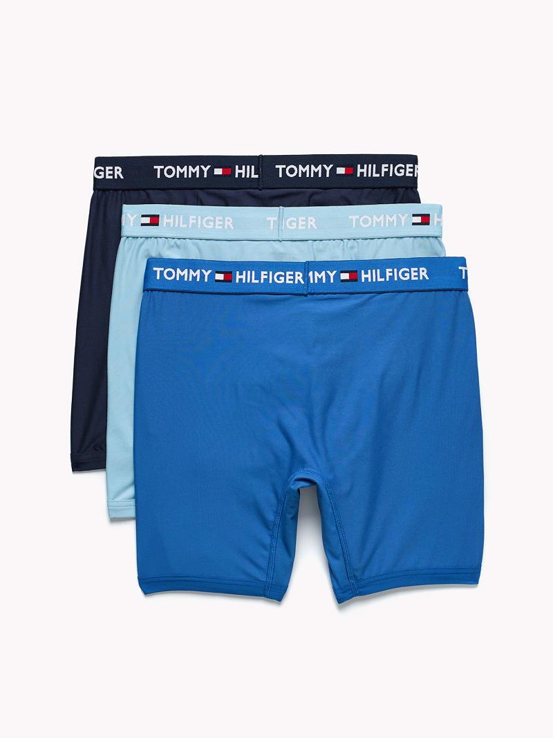 Navy Tommy Hilfiger Everyday microfiber boxer brief 3pk Boxer Briefs | NZ_M31602