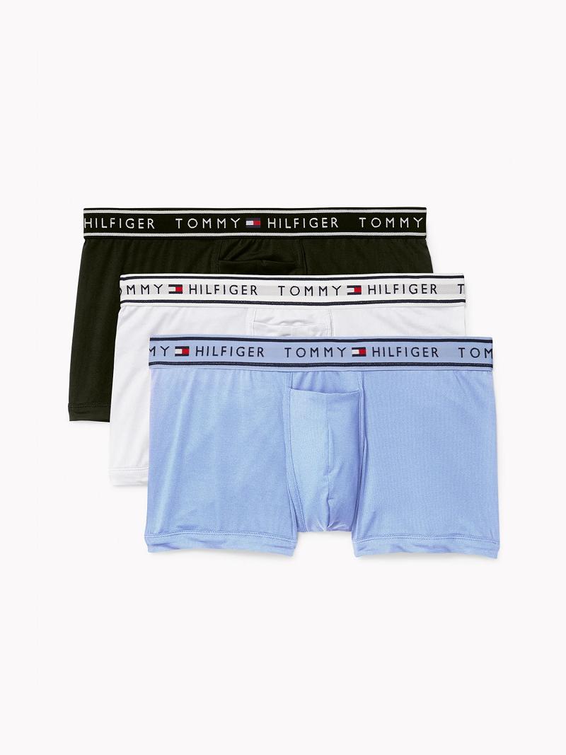 Navy Tommy Hilfiger Flx evolve stretch trunk 3pk Trunks | NZ_M31519