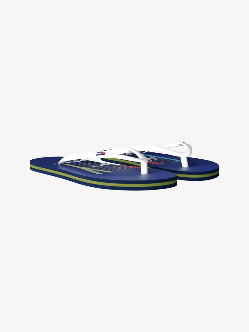 Navy Tommy Hilfiger Logo Flip Flops | NZ_B2229