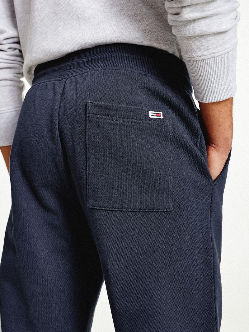 Navy Tommy Hilfiger Recycled signature Sweatpants | NZ_M31147