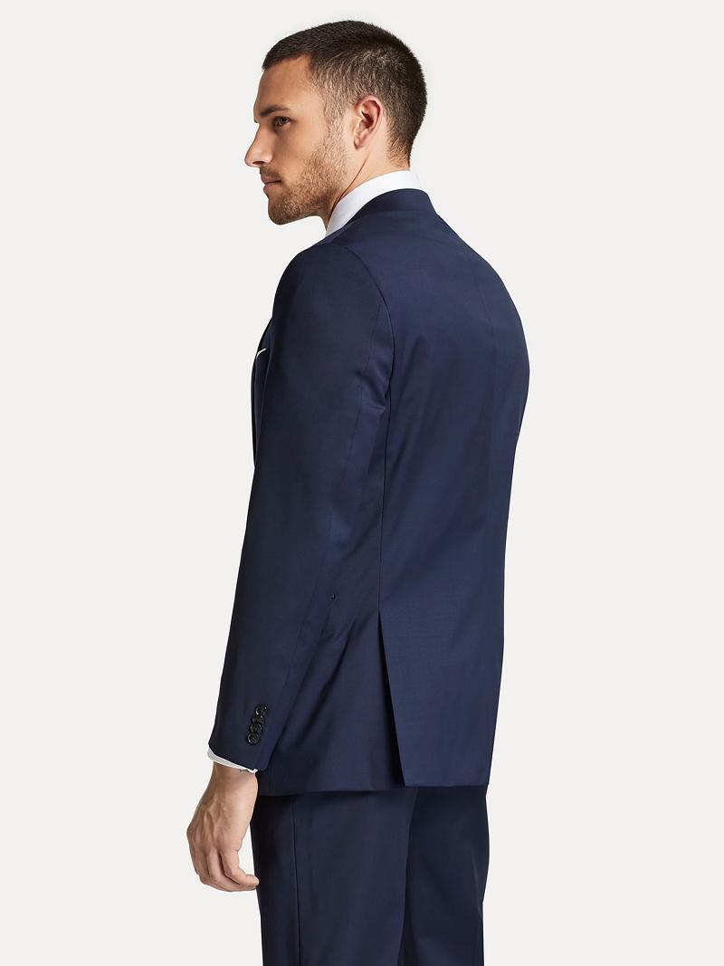 Navy Tommy Hilfiger Regular fit essential twill Blazers | NZ_M31478