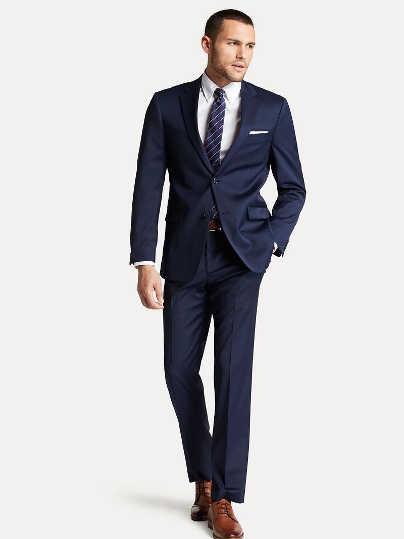 Navy Tommy Hilfiger Regular fit essential twill Blazers | NZ_M31478