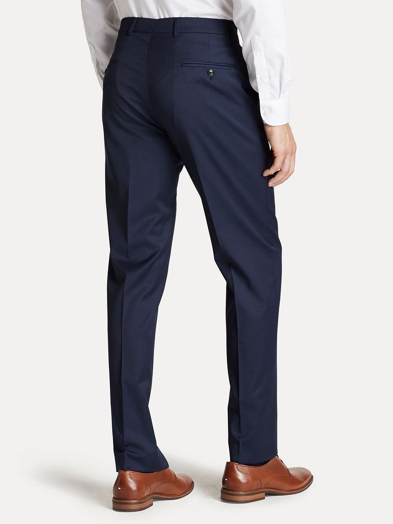 Navy Tommy Hilfiger Regular fit in twill Suits | NZ_M31182