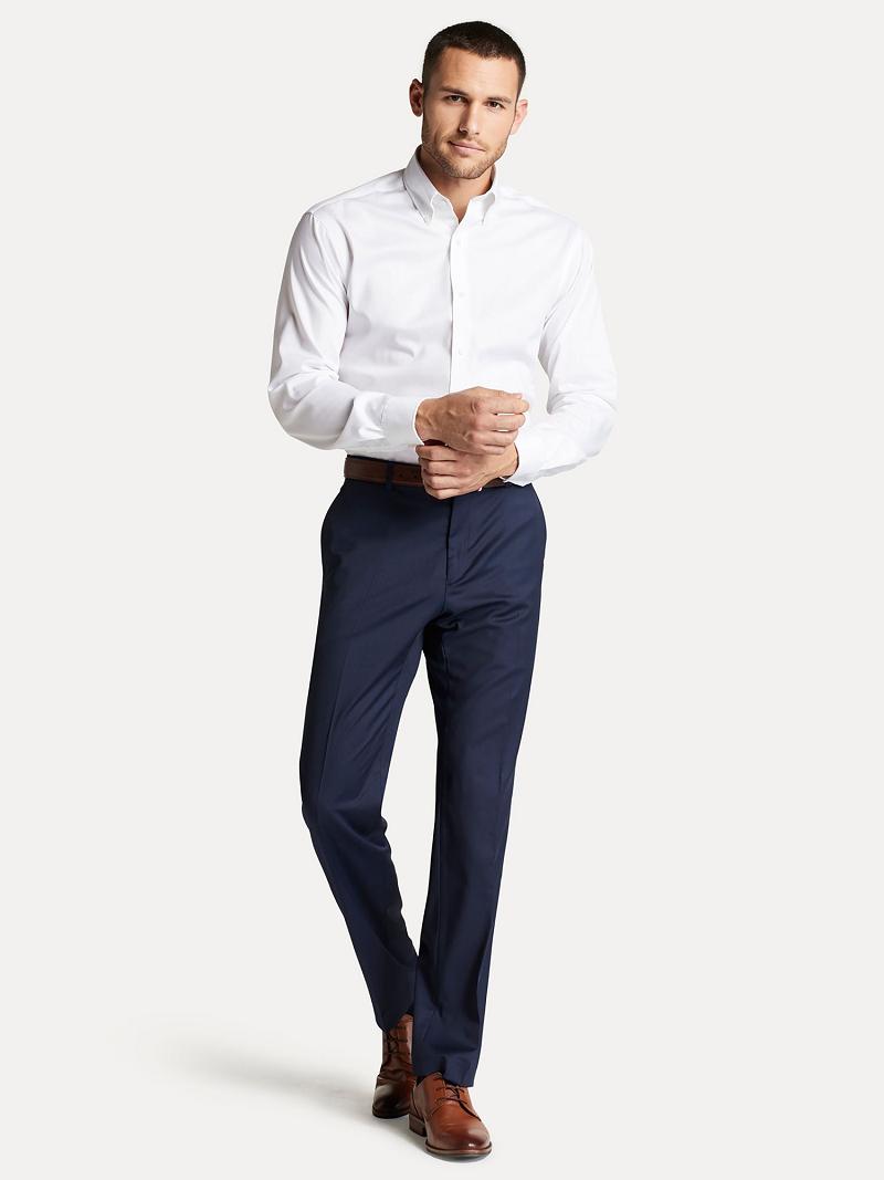 Navy Tommy Hilfiger Regular fit in twill Suits | NZ_M31182