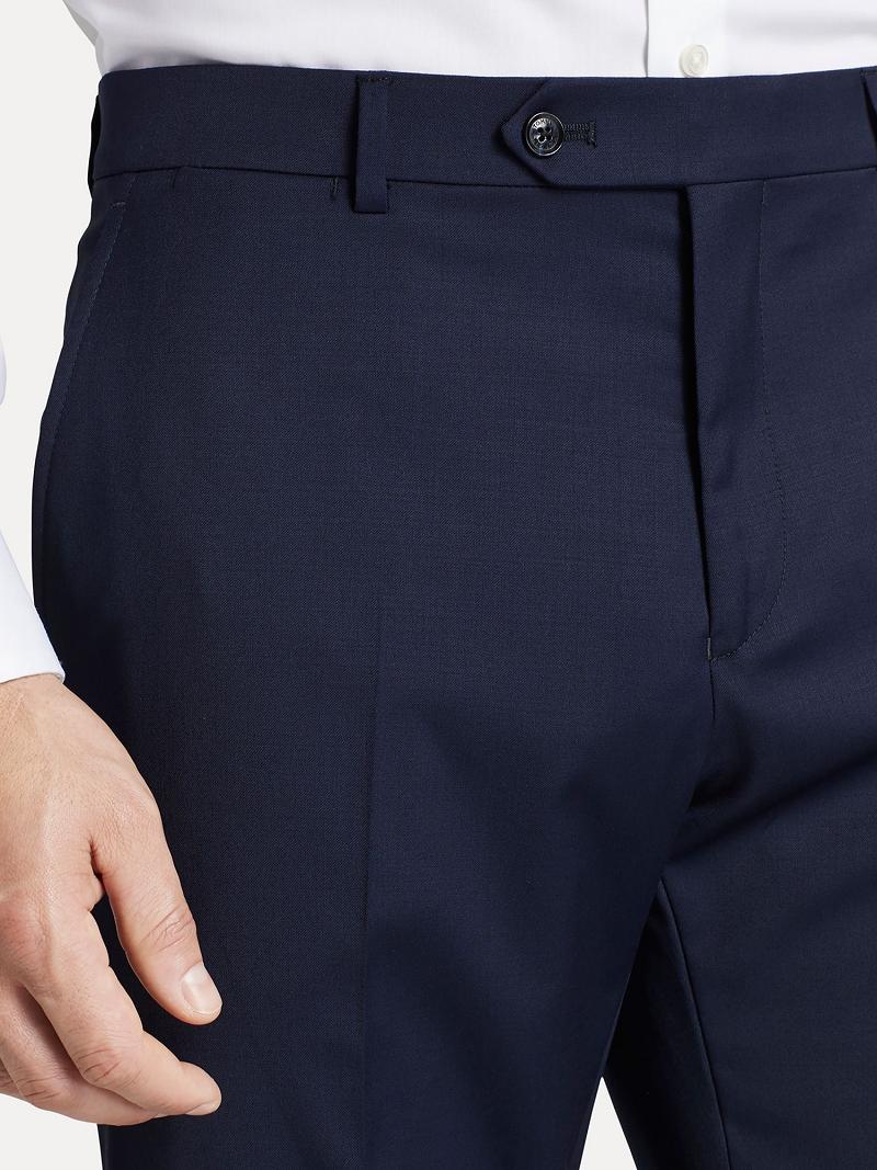 Navy Tommy Hilfiger Regular fit in twill Pants | NZ_M31328