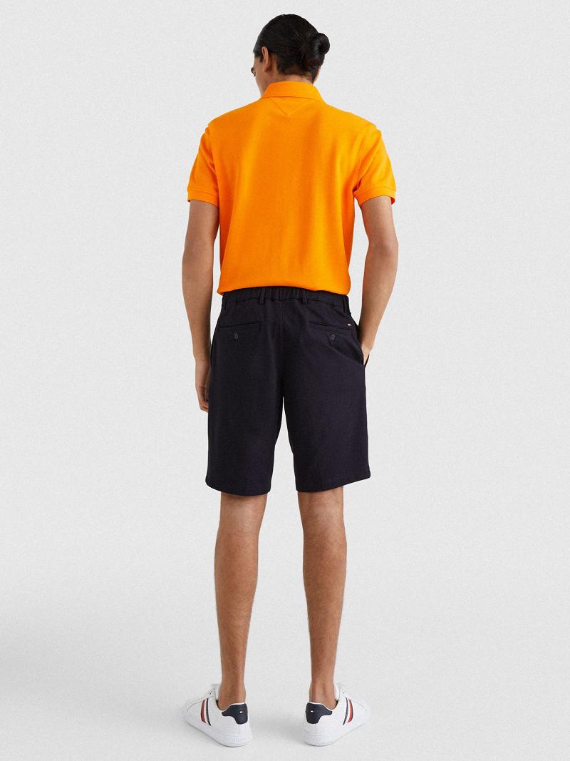 Navy Tommy Hilfiger Relaxed fit solid Shorts | NZ_M31221