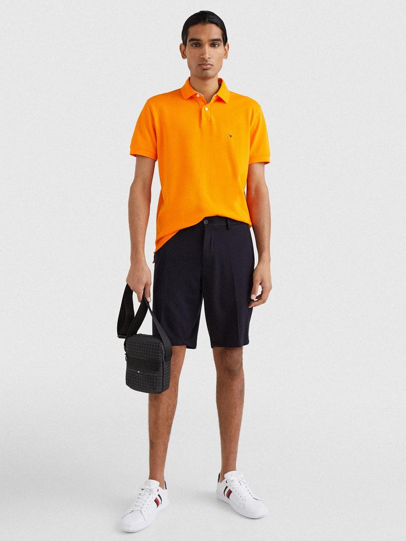 Navy Tommy Hilfiger Relaxed fit solid Shorts | NZ_M31221