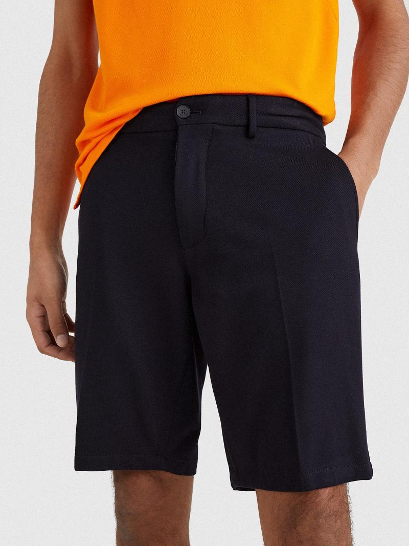 Navy Tommy Hilfiger Relaxed fit solid Shorts | NZ_M31221