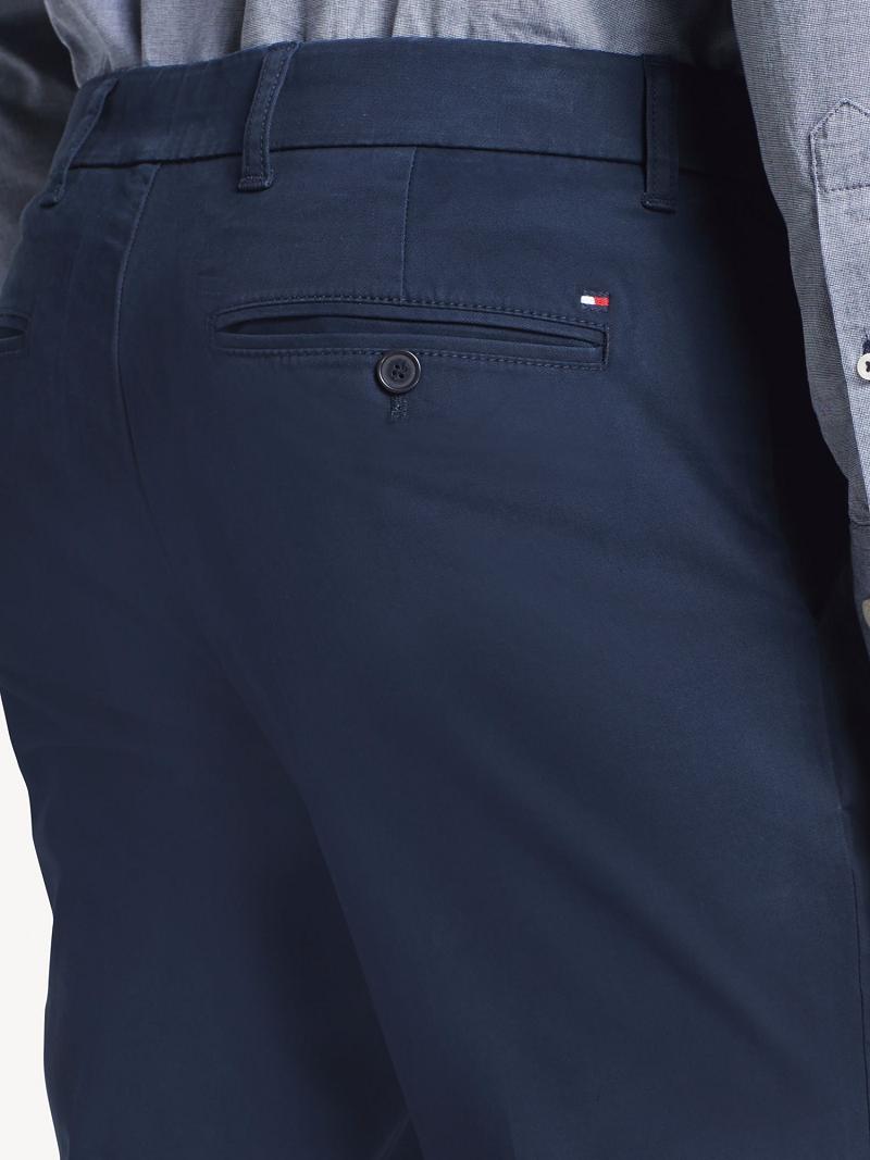 Navy Tommy Hilfiger Slim fit essential comfort stretch chino Pants | NZ_M31339