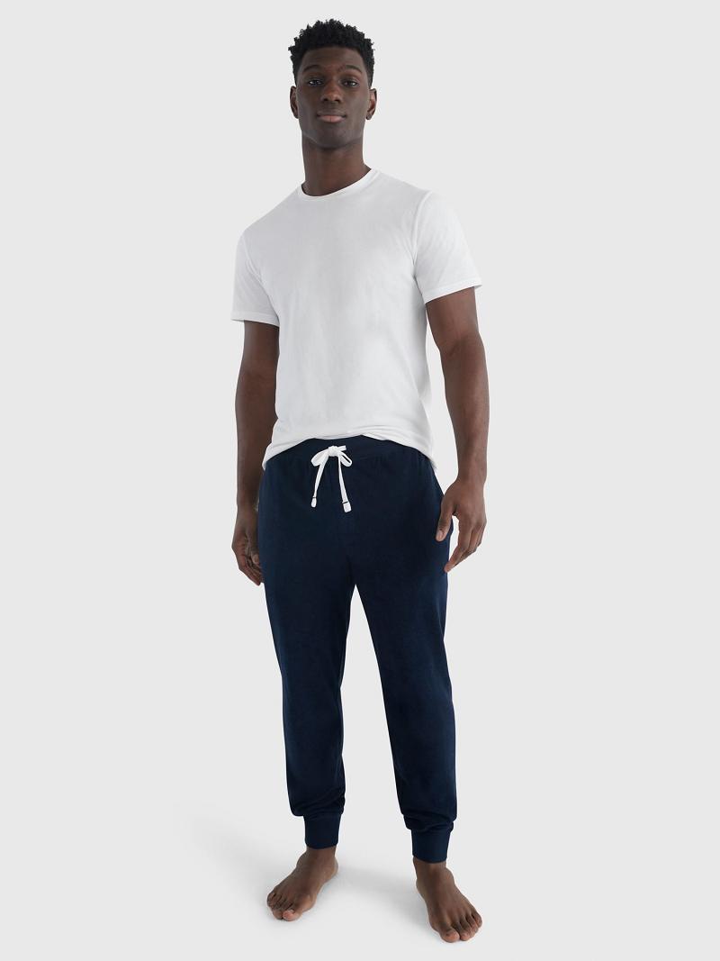 Navy Tommy Hilfiger Terry lounge Jogger | NZ_M31354