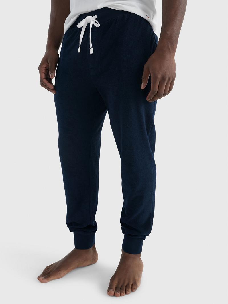 Navy Tommy Hilfiger Terry lounge Jogger | NZ_M31354