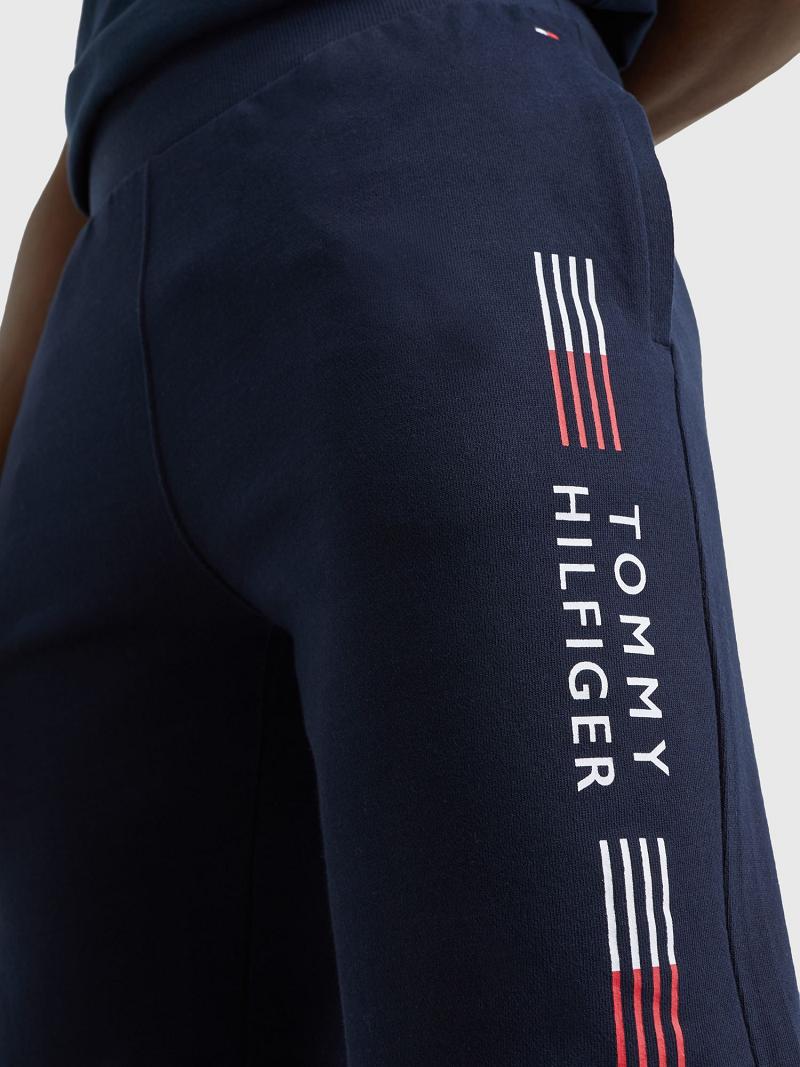 Navy Tommy Hilfiger Th flex track Shorts | NZ_M31229