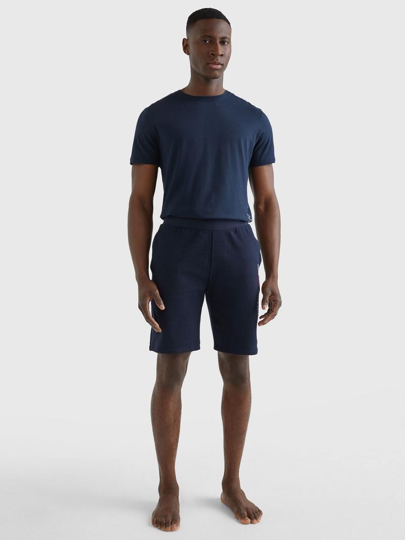 Navy Tommy Hilfiger Th flex track Shorts | NZ_M31229